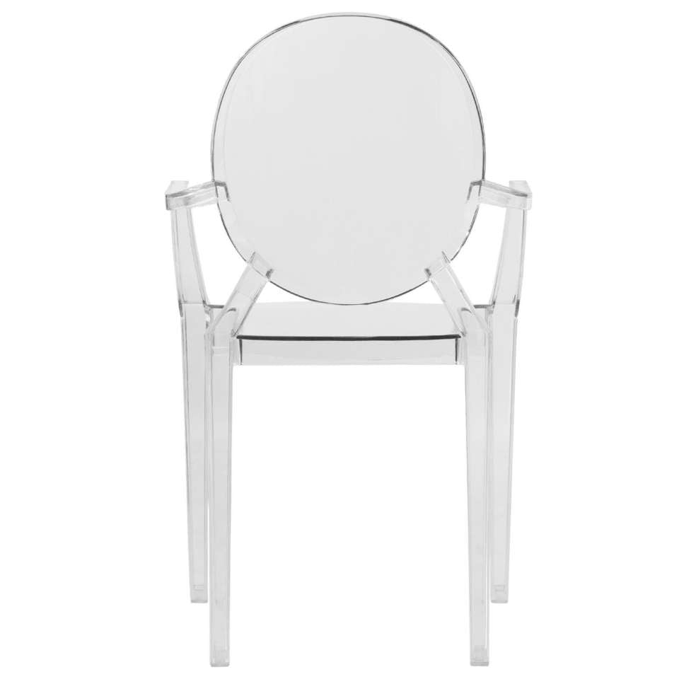 LeisureMod Carroll Modern Acrylic Chair, Set of 2 | Side Chairs | Modishstore - 3