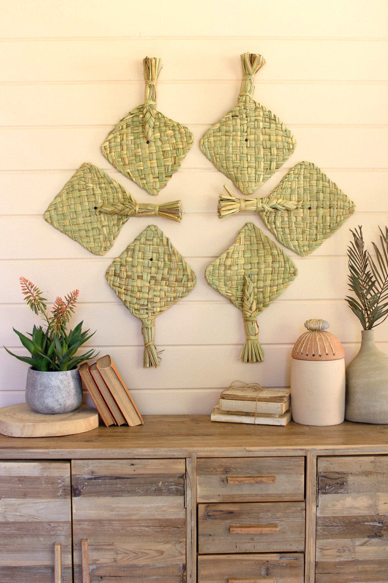 Seagrass Fan By Kalalou | Wall Art | Modishstore - 3