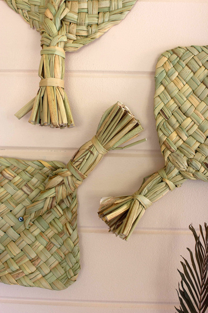 Seagrass Fan By Kalalou | Wall Art | Modishstore - 2