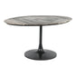NYLES OVAL MARBLE DINING TABLE | Modishstore | Dining Tables-4