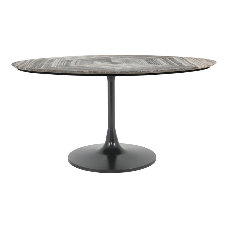 NYLES OVAL MARBLE DINING TABLE | Modishstore | Dining Tables