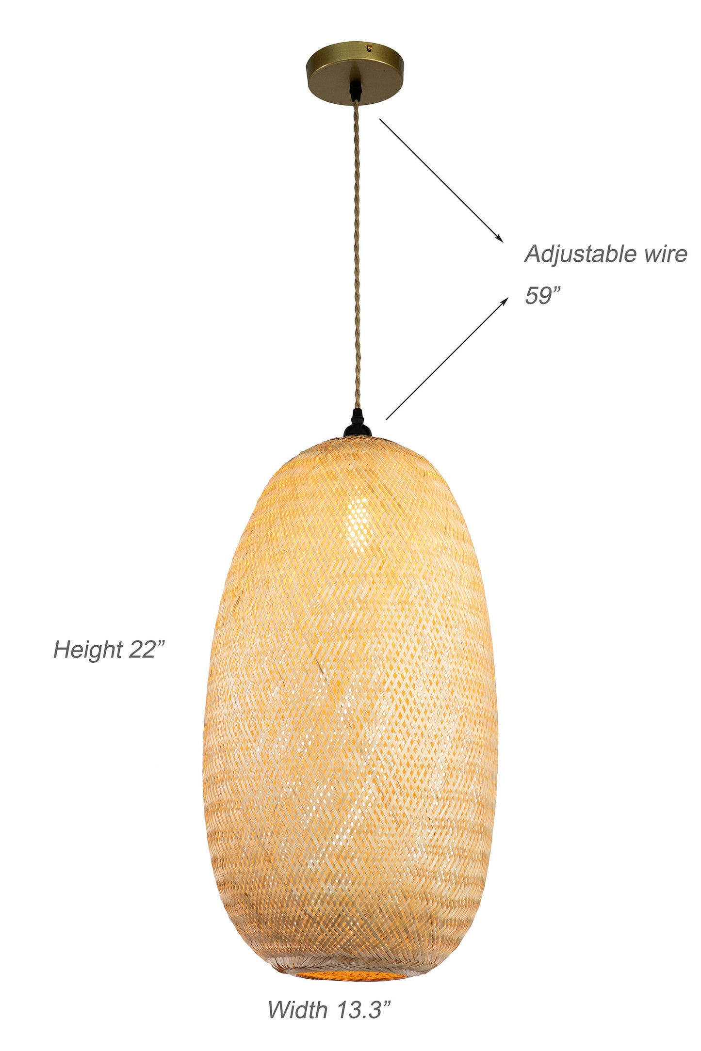 Ele Long Pendant Light By Ele Light & Decor | Pendant Lamps |  Modishstore  - 9