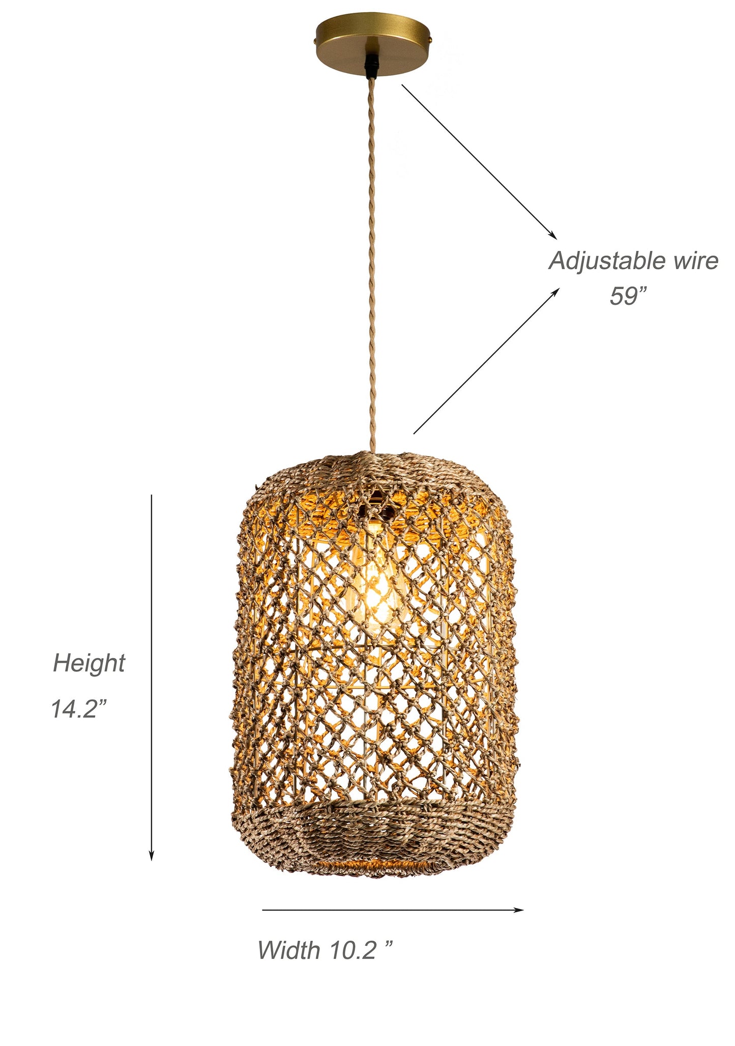 Ele Cylinder Pendant Light By Ele Light & Decor | Pendant Lamps |  Modishstore  - 9
