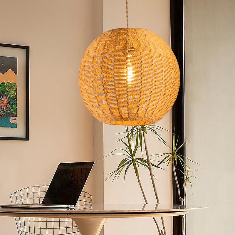 Ele Round Rattan Pendant Light By Ele Light & Decor | Pendant Lamps |  Modishstore 