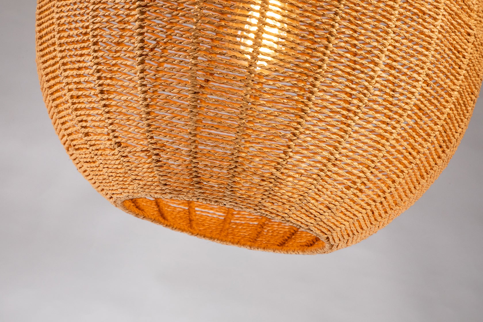 Ele Round Rattan Pendant Light By Ele Light & Decor | Pendant Lamps |  Modishstore  - 6