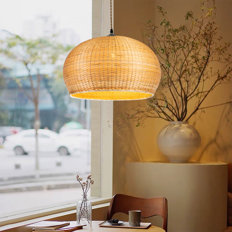 Ele Dome Rattan Pendant Light By Ele Light & Decor | Pendant Lamps |  Modishstore 