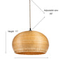Ele Dome Rattan Pendant Light By Ele Light & Decor | Pendant Lamps |  Modishstore  - 7