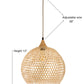 Ele Rattan Pendant Light D15 By Ele Light & Decor | Pendant Lamps |  Modishstore  - 5
