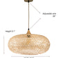 Ele Rattan Pendant Light D20 By Ele Light & Decor | Pendant Lamps |  Modishstore  - 5
