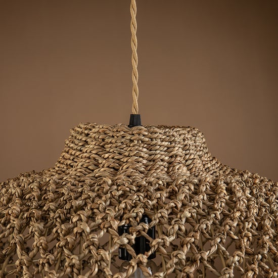 Arya Rattan Pendant Light By Ele Light & Decor | Pendant Lamps |  Modishstore  - 5
