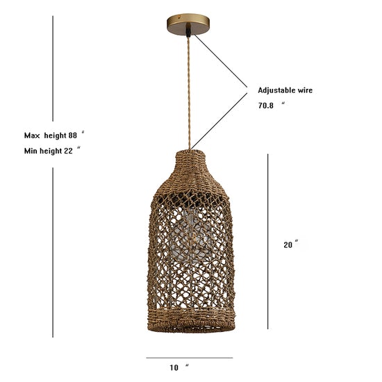 Enise Hanging Lamp By Ele Light & Decor | Pendant Lamps |  Modishstore  - 8