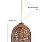 Ele Rattan Single Light Pendant By Ele Light & Decor | Pendant Lamps |  Modishstore  - 9