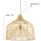 Ele Large Handwoven Rattan Pendant Light By Ele Light & Decor | Pendant Lamps |  Modishstore  - 6