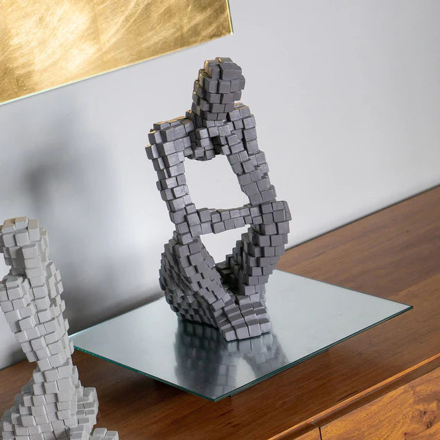 Floating Foil Silver 18"SQ Wall Art By Gold Leaf Design Group | Wall Art | Modishstore - 3