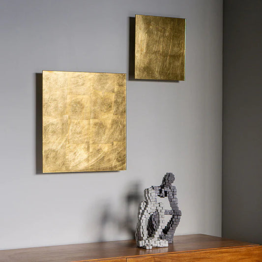 Floating Foil Gold 12"SQ Wall By Gold Leaf Design Group | Wall Art |  Modishstore