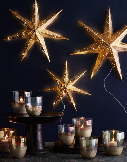 Roost Brass Wall Light Starbursts