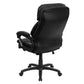 Flash Furniture GO-1097-BK-LEA-GG High Back Black Leather Executive Swivel Office Chair | Office Chairs | Modishstore - 2