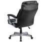 Flash Furniture GO-1850-1-LEA-GG Hercules Series Black Leather Executive Swivel Office Chair with Arms | Office Chairs | Modishstore-3