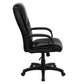 Flash Furniture GO-5301BSPEC-CH-BK-LEA-GG High Back Black Leather Executive Swivel Office Chair | Office Chairs | Modishstore-4