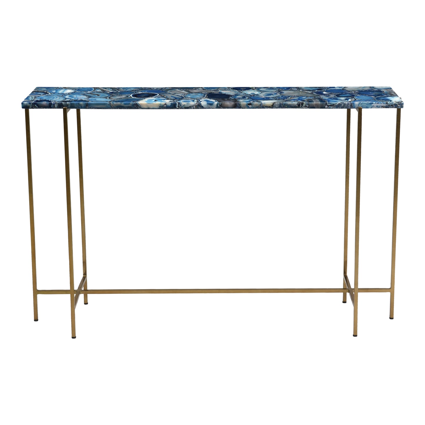BLUE AGATE CONSOLE TABLE | Modishstore | Console Tables-2