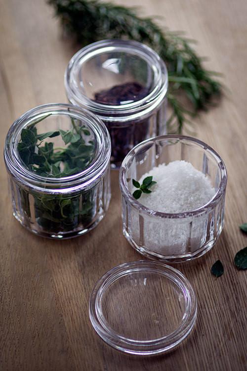 Vagabond Vintage Spice Glass Jar - Set of 4 | Modishstore | Jars & Canisters