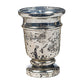Vagabond Vintage Pedestal Candle Holder in Silver Finish - Set of 6 | Modishstore | Candle Holders-2