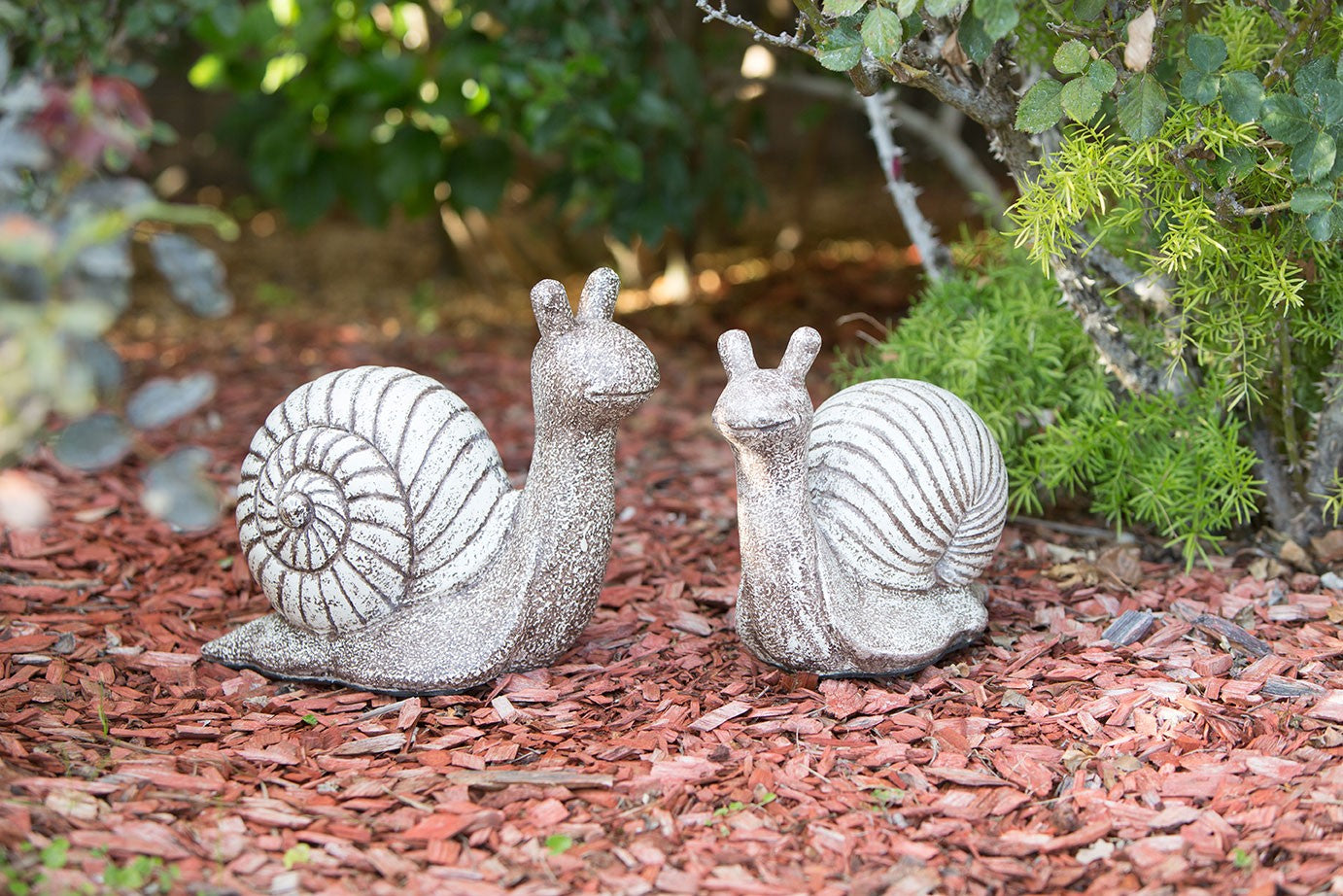 Garden Age Supply Garden Snail - Small Set Of 4 | Outdoor Decor | 46597 |  Modishstore  - 2
