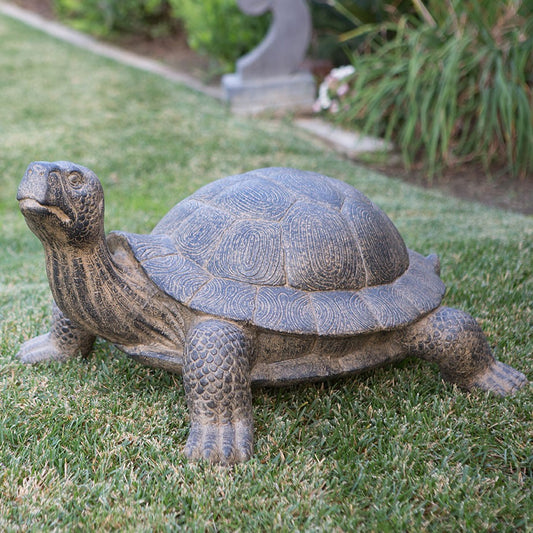 Garden Age Supply Garden Turtle - Fiber Cement | Garden Sculptures & Statues | 46607 |  Modishstore 