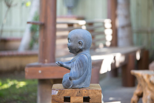 Garden Age Supply Giving Hand Shaolin Monk | Garden Sculptures & Statues | 46555 |  Modishstore 