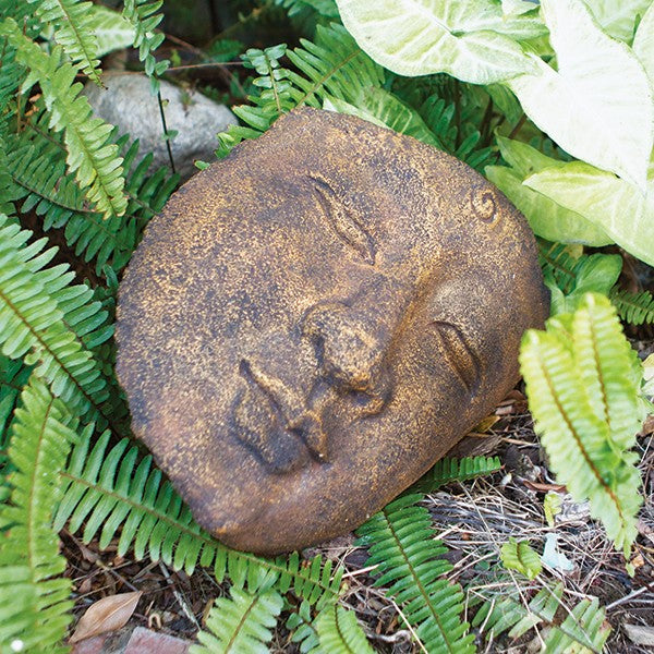 Garden Age Supply Relief Buddha Face | Sculptures | 46373 |  Modishstore 