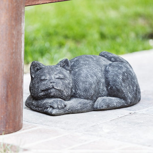 Garden Age Supply Stone Cat Set Of 2 | Garden Sculptures & Statues | 60103 |  Modishstore 