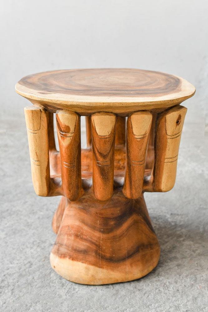 Garden Age Supply Suarwood Hand Shaped Table | End Tables | '47349 | Modishstore - 4