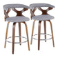 LumiSource Gardenia Counter Stool - Set of 2-24