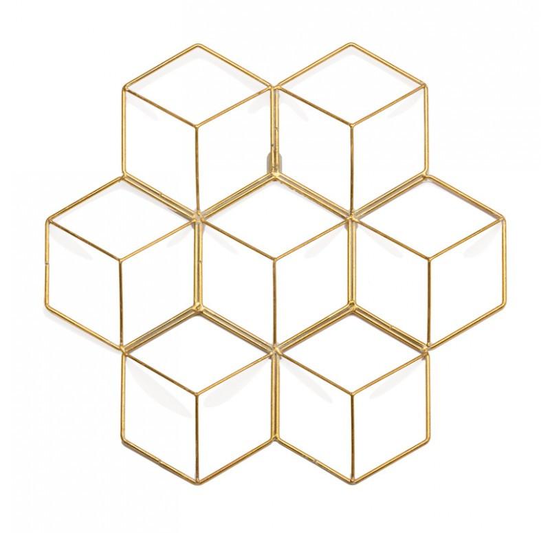 Gold Leaf Design Group Hex-Grid Wall Art - Set of 2 | Wall Decor | Modishstore - 7