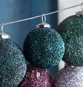 Roost Sparkle Ball Ornaments - Set Of 18