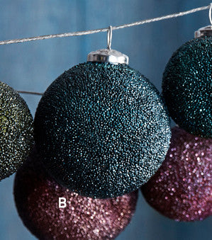 Roost Sparkle Ball Ornaments - Set Of 18