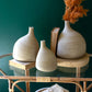 Clay Teardrop Bud Vases Set Of 3 By Kalalou | Vases | Modishstore - 2