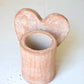 White-Wash Clay Heart Vases Set Of 2 By Kalalou | Vases | Modishstore - 5