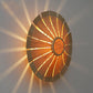 Bamboo Round Flower Wall Lamp By Artisan Living-5