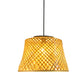 Bamboo Wicker Rattan Round Shade Pendant Light By Artisan Living-2