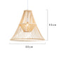 Bamboo Wicker Rattan Rod Pendant Light By Artisan Living-12408-7