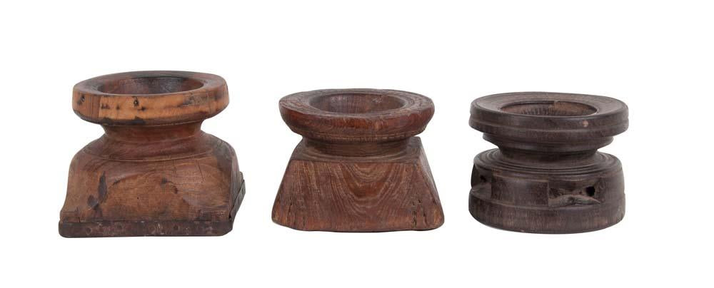 Wooden Candle Stand Assorti by Authentic Models | Candle Holders | Modishstore