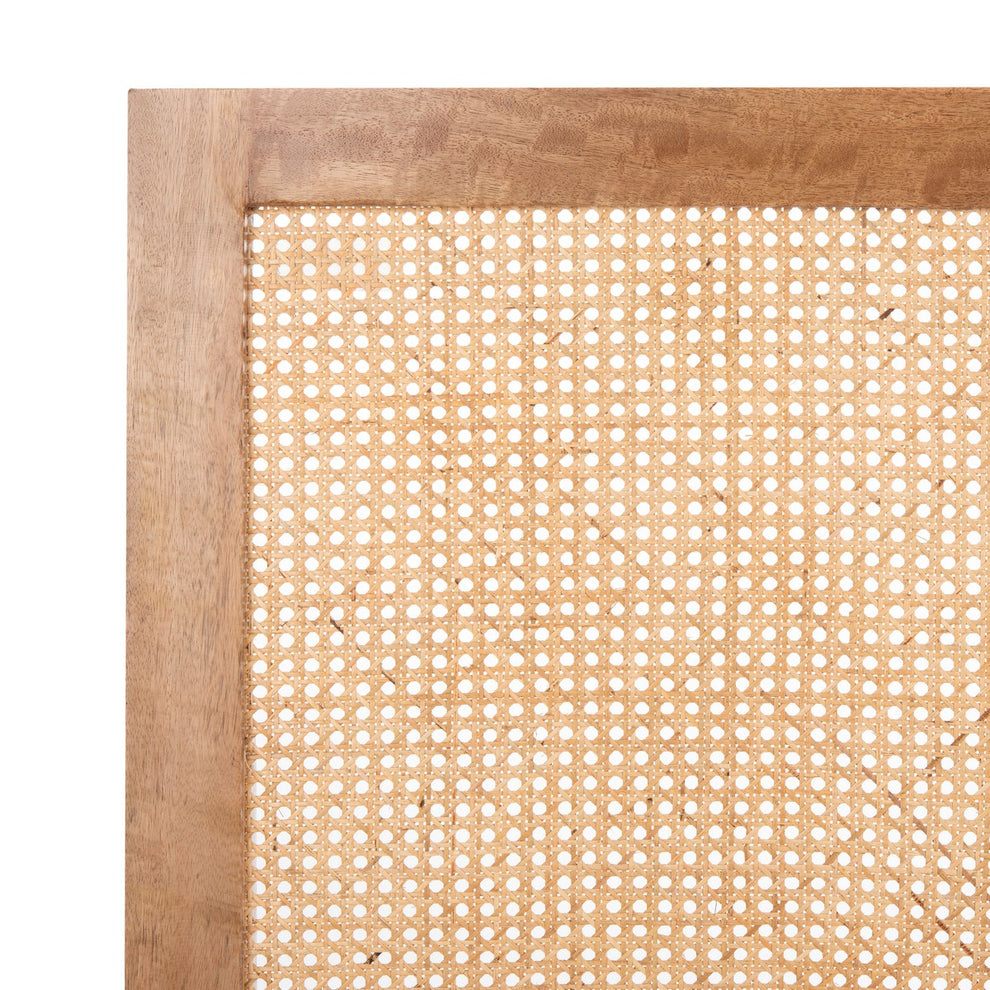 Safavieh Vienna Cane Headboard Twin Size - Natural | Headboards | Modishstore - 4
