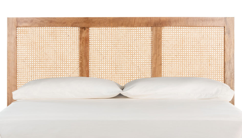 Safavieh Vienna Cane Headboard Queen Size - Natural | Headboards | Modishstore - 2