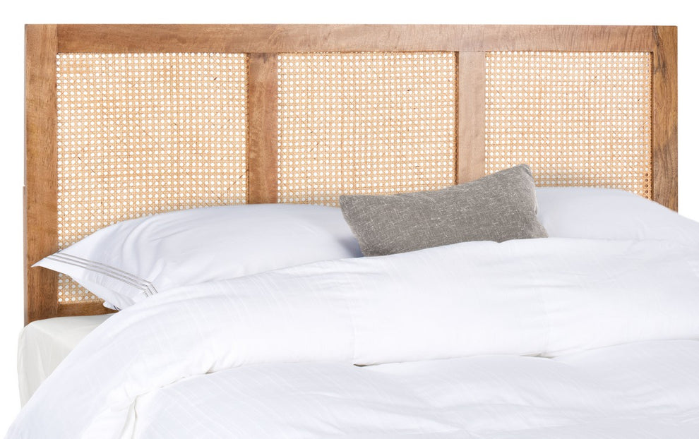 Safavieh Vienna Cane Headboard Queen Size - Natural | Headboards | Modishstore - 3