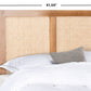 Safavieh Vienna Cane Headboard Twin Size - Natural | Headboards | Modishstore - 5