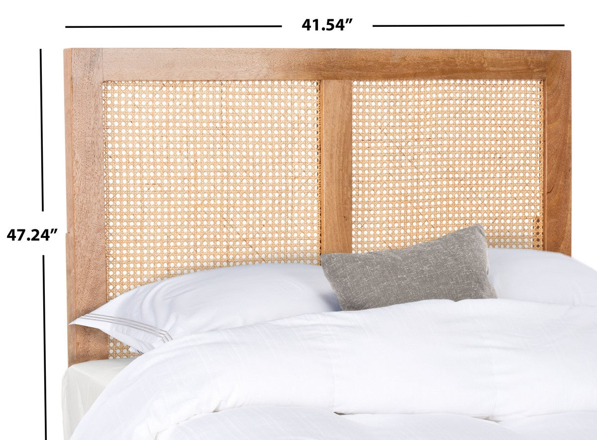 Safavieh Vienna Cane Headboard Twin Size - Natural | Headboards | Modishstore - 5
