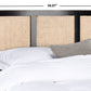 Safavieh Vienna Cane Headboard Full Size - Black | Headboards | Modishstore - 4
