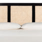 Safavieh Vienna Cane Headboard King Size - Black | Headboards | Modishstore - 2