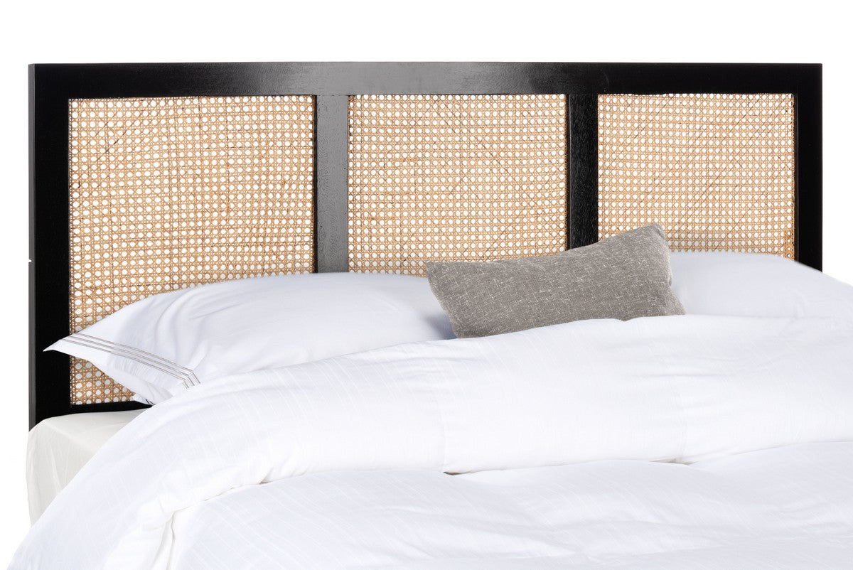 Vienna Mango Wood Rattan Headboard - Thumbnail 4